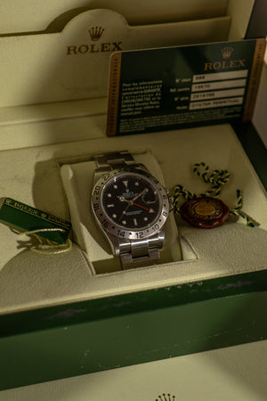 Rolex Explorer II 16570 – Caliber 3186 – Box & Papers (2007)