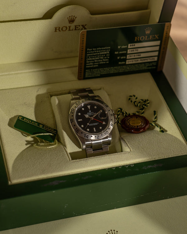 Rolex Explorer II 16570 – Caliber 3186 – Box & Papers (2007)