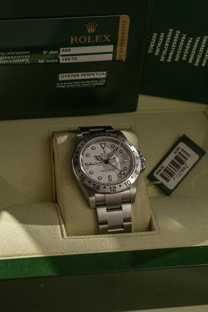 Rolex Explorer II 16570 - New Old Stock - Box & Papers (2007)