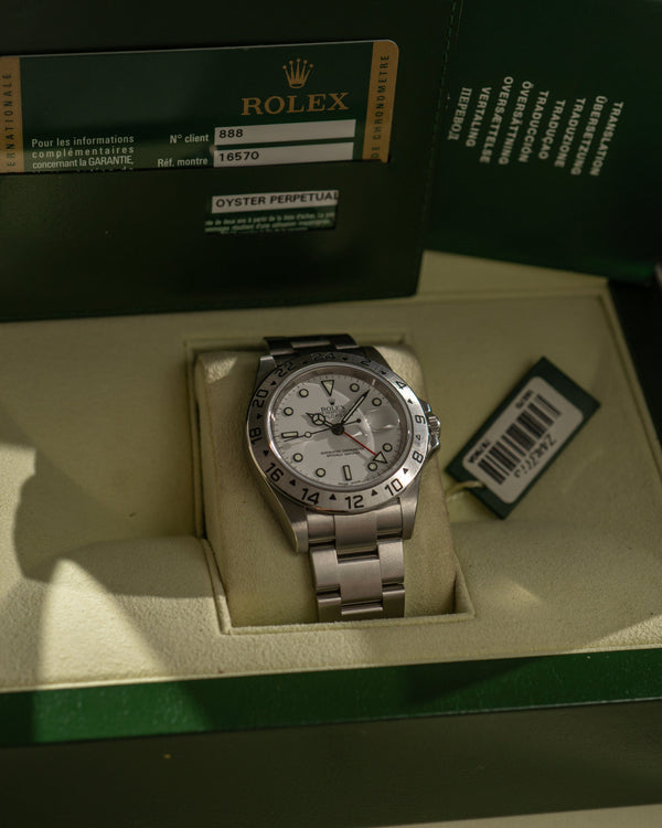 Rolex Explorer II 16570 - New Old Stock - Box & Papers (2007)