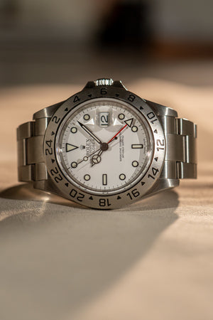 Rolex Explorer II 16570 – Polar Dial – Caliber 3186