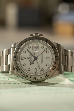 Rolex Explorer II 16570 - Polar Dial - With Papers (1998)