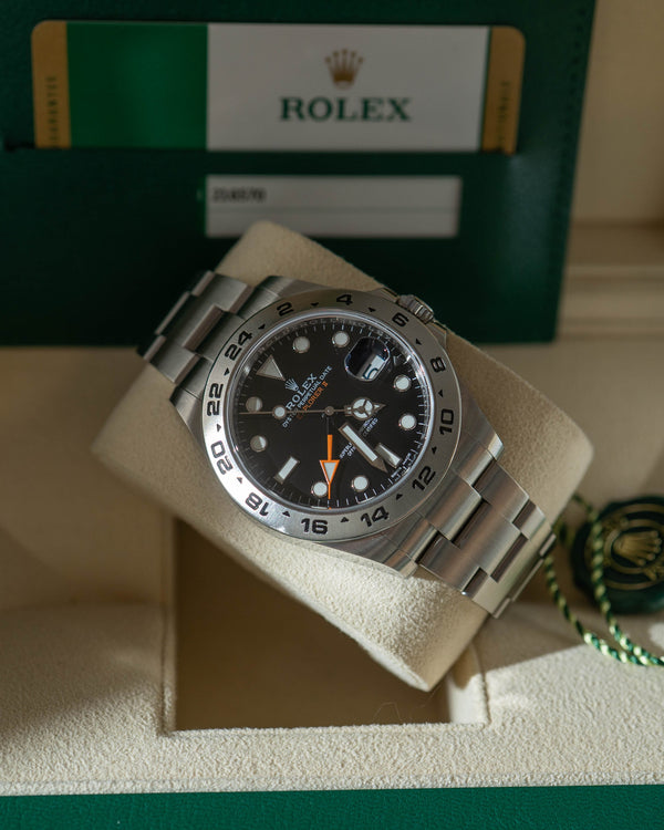 Rolex Explorer II 216570 - Black Dial - Box & Certificate (2018)
