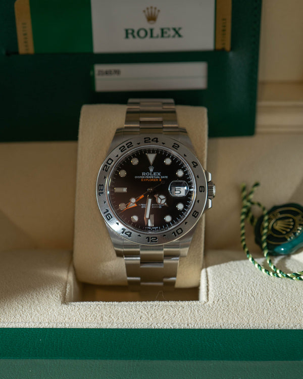 Rolex Explorer II 216570 - Black Dial - Box & Certificate (2018)