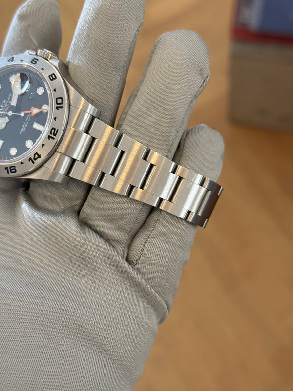 Rolex Explorer II 216570 - Black Dial - Card and Serial Tag (2018)