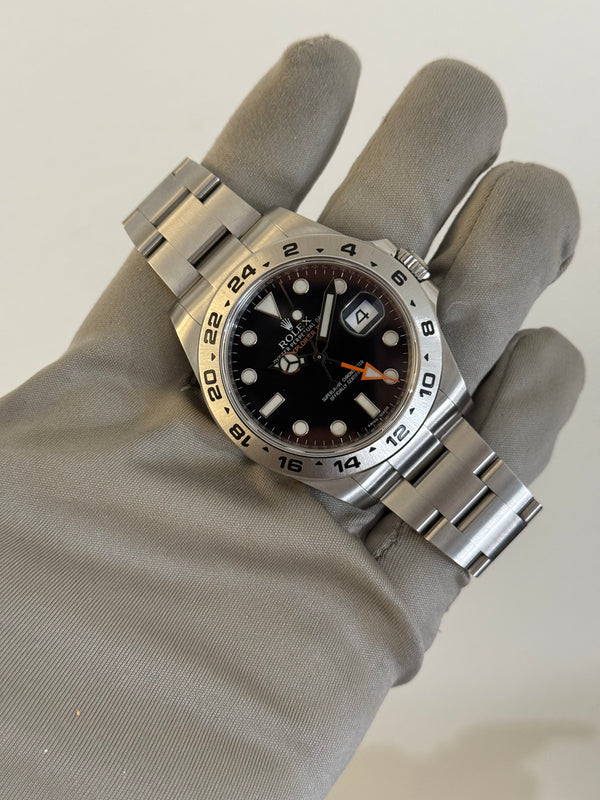 Rolex Watch Explorer II 216570 - Black Dial - Papers & Tag - 2018