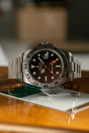 Rolex Watch Explorer II 216570 - Black Dial - Papers & Tag - 2018