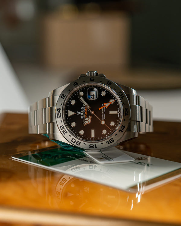Rolex Watch Explorer II 216570 - Black Dial - Papers & Tag - 2018