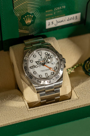 Rolex Explorer II 226570 – Polar Dial – Full Set (2023)