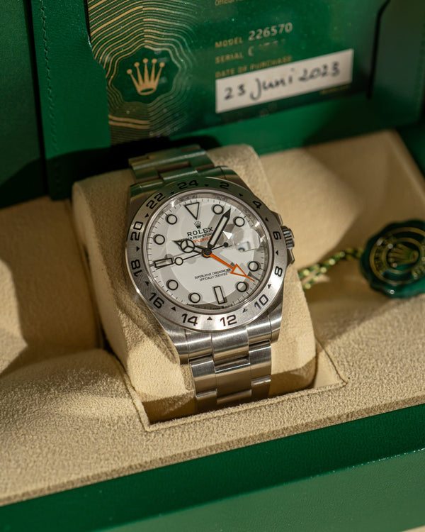 Rolex Explorer II 226570 – Polar Dial – Full Set (2023)