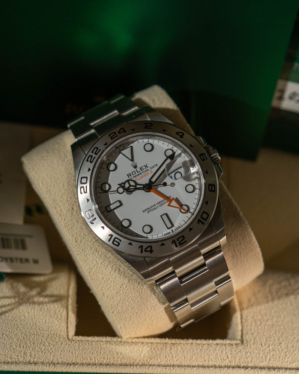 Rolex Explorer II 226570 - Polar White Dial - Full Set (2024)
