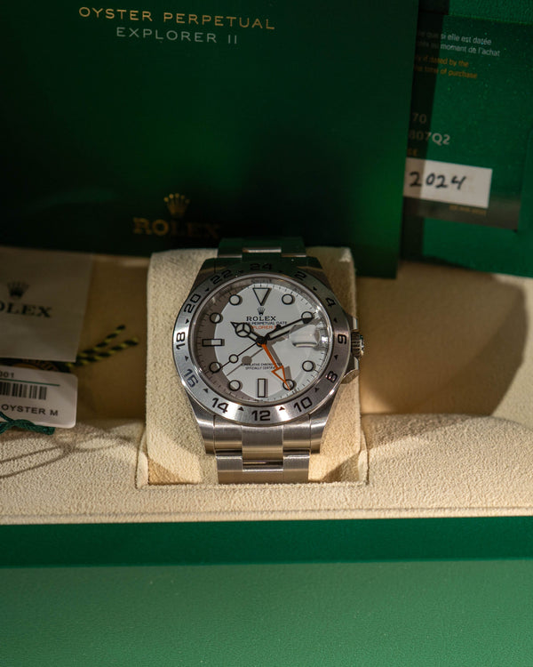 Rolex Explorer II 226570 - Polar White Dial - Full Set (2024)