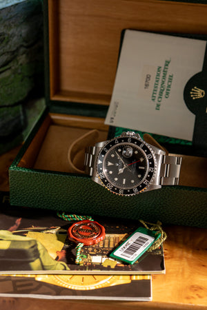 Rolex Watch GMT-Master 16700 - Black Bezel - Full Set (1998)
