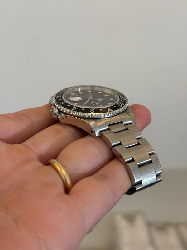 Rolex Watch GMT-Master 16700 - Black Bezel - Full Set (1998)