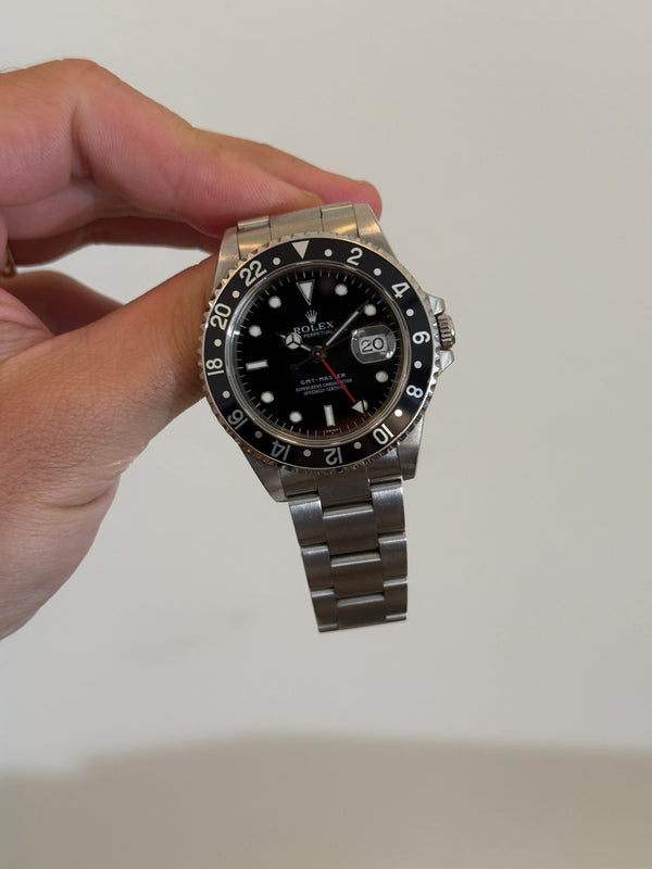Rolex Watch GMT-Master 16700 - Black Bezel - Full Set (1998)