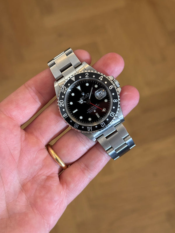 Rolex Watch GMT-Master 16700 - Black Bezel - Full Set (1998)