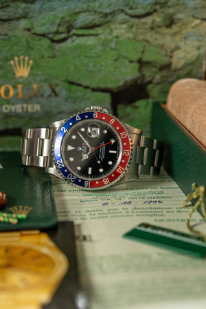 Rolex Watch GMT-Master 16700 - Pepsi - Full Set - 1995