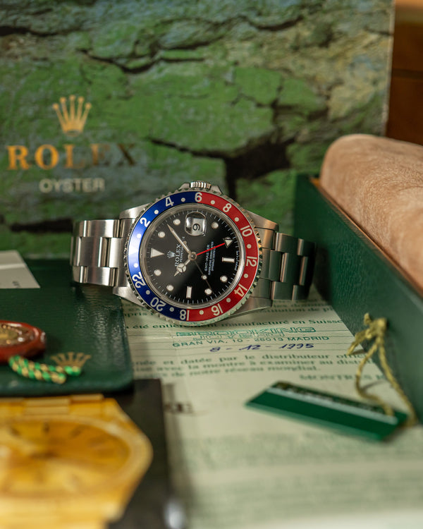 Rolex Watch GMT-Master 16700 - Pepsi - Full Set - 1995
