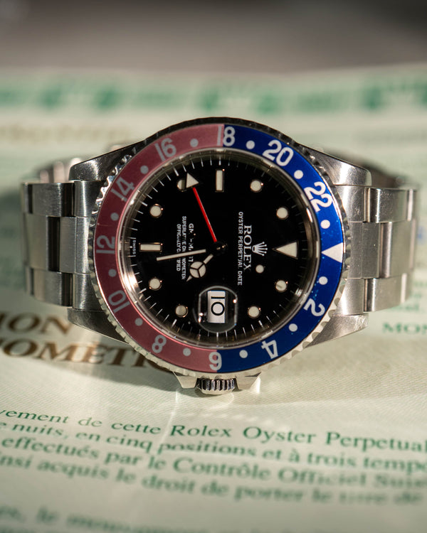 Rolex GMT-Master 16700 - "Pepsi" - Papers & Serial Tag (1999)