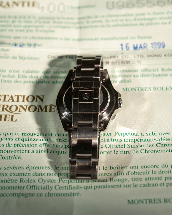Rolex GMT-Master 16700 - "Pepsi" - Papers & Serial Tag (1999)