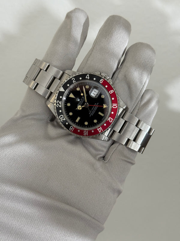 Rolex Watch GMT-Master 16700 - Tritium Patina - Coke Bezel - Original Papers - 1993