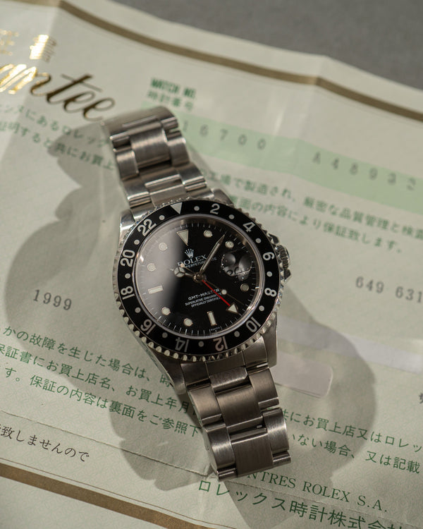 Rolex GMT-Master 16700 - With Papers (1999)