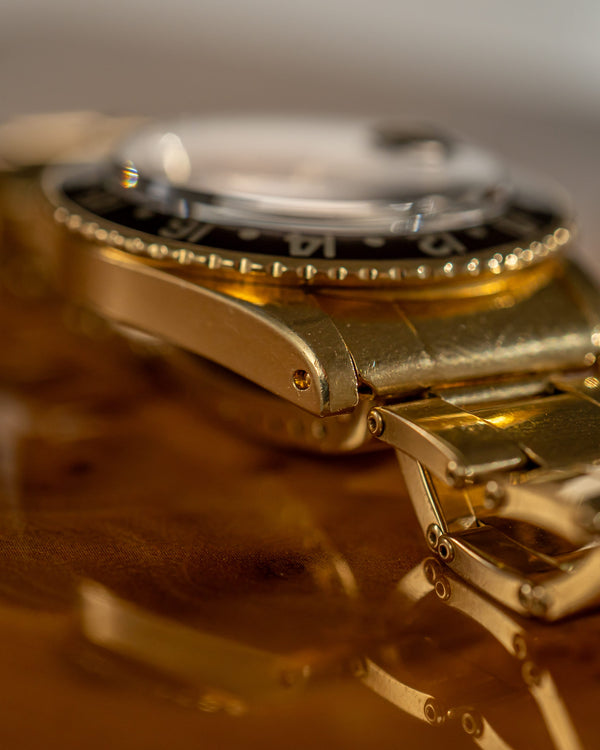 Rolex Watch GMT-Master 1675/8 - Brown Nipple Dial - Yellow Gold - ca. 1970