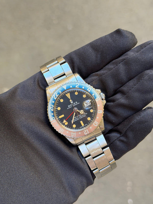 Rolex Watch GMT-Master 1675 - MK2 Dial, Original Bezel & Hands - Watch Only (1972)