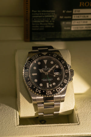 Rolex GMT-Master II 116710LN - Black Bezel - Box & Card (2013)