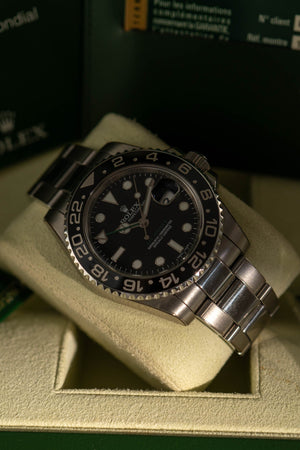 Rolex GMT-Master II 116710LN - Black Bezel - Full Set 2014