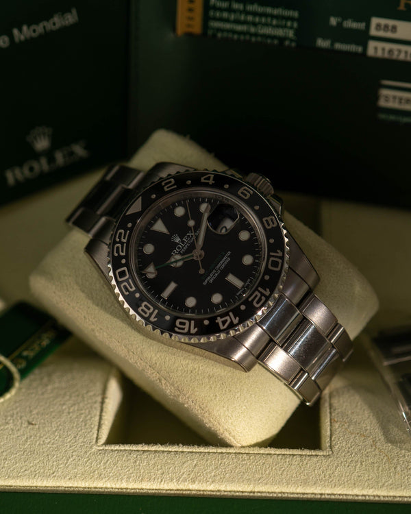 Rolex GMT-Master II 116710LN - Black Bezel - Full Set 2014