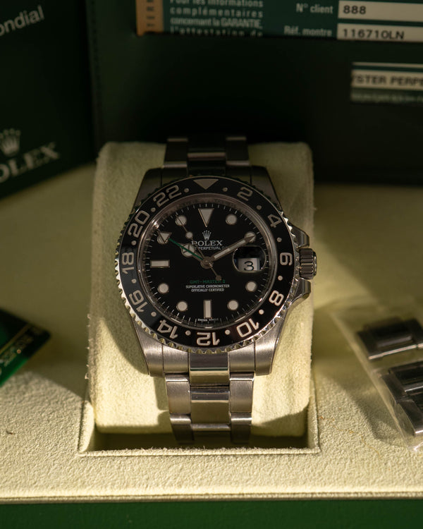 Rolex GMT-Master II 116710LN - Black Bezel - Full Set 2014