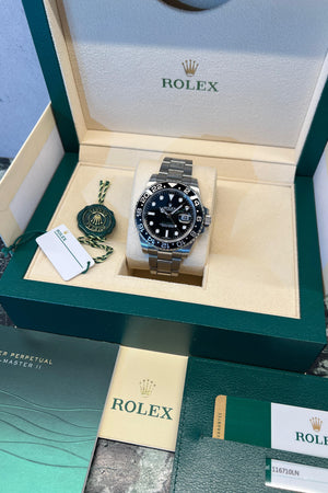 Rolex GMT-Master II 116710LN – Black Bezel – Full Set (2016)