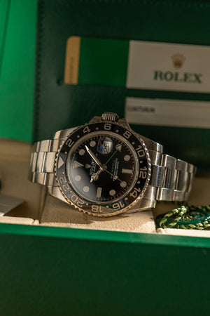 Rolex Watch GMT-Master II 116710LN - Black Cerachrom - Full Set - 2018