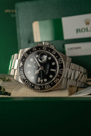 Rolex Watch GMT-Master II 116710LN - Black Cerachrom - Full Set - 2019