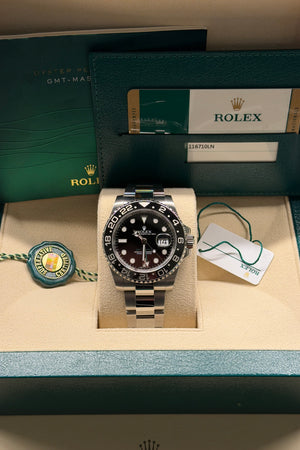Rolex GMT-Master II 116710LN - Black Ceramic - Full Set (2018)