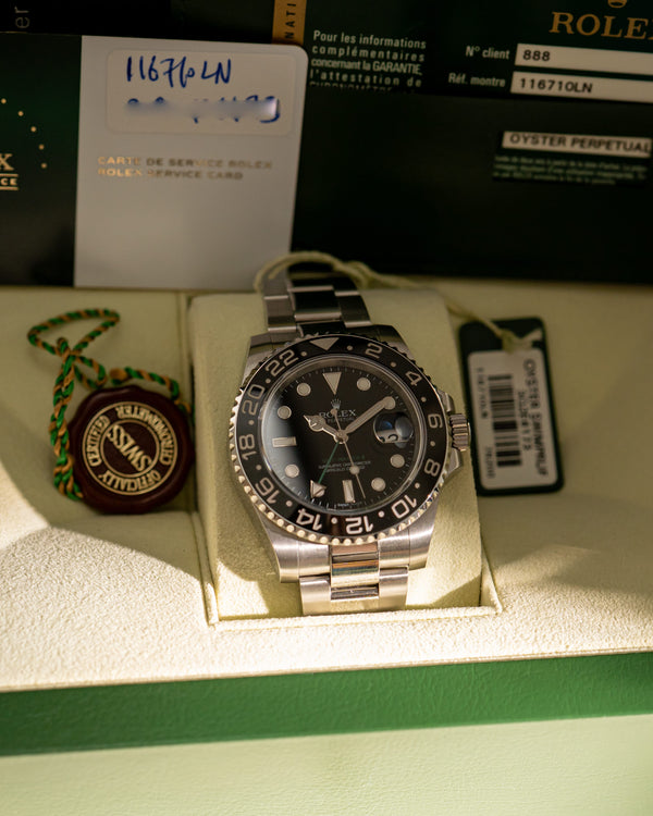 Rolex GMT-Master II 116710LN - Black Ceramic - Full Set with RSC Certificate (2014)
