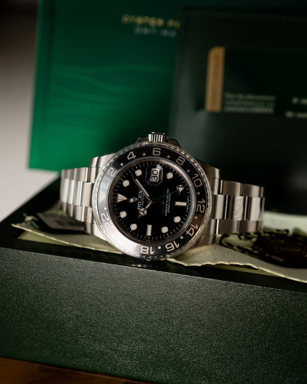 Rolex Watch GMT-Master II 116710LN - Black Ceramic - NOS Fully Stickered - Full Set (2014)