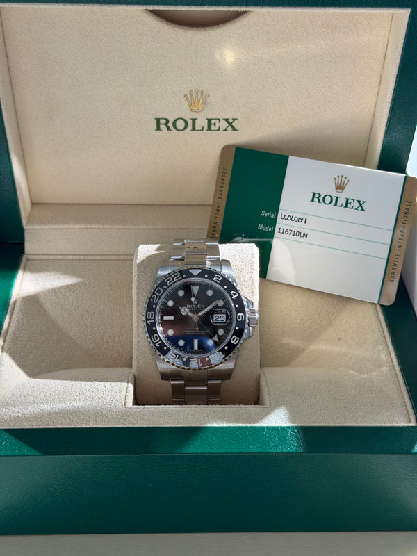 Rolex Watch GMT-Master II 116710LN - Ceramic - Full Set - 2019