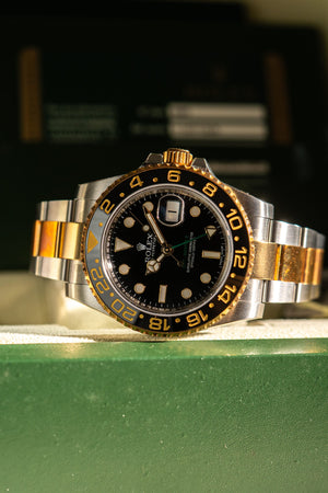 Rolex Watch GMT-Master II 116713LN - New Old Stock with Crazy Patina - Full Set - 2014