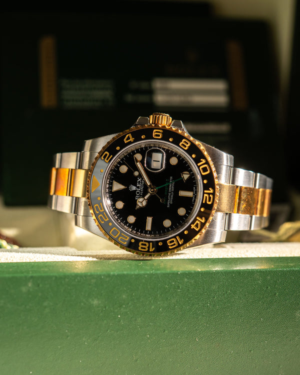 Rolex Watch GMT-Master II 116713LN - New Old Stock with Crazy Patina - Full Set - 2014