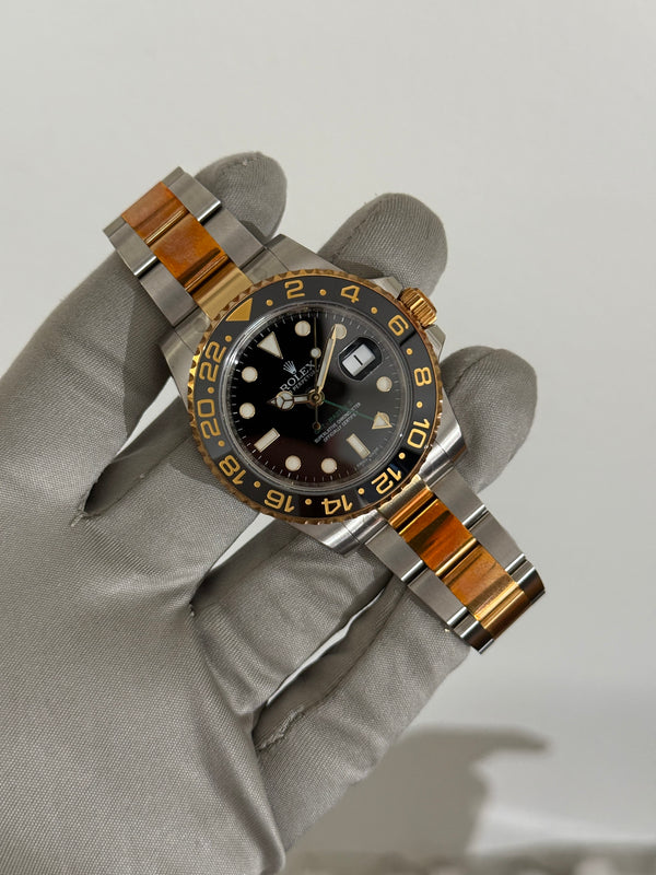 Rolex Watch GMT-Master II 116713LN - New Old Stock with Crazy Patina - Full Set - 2014