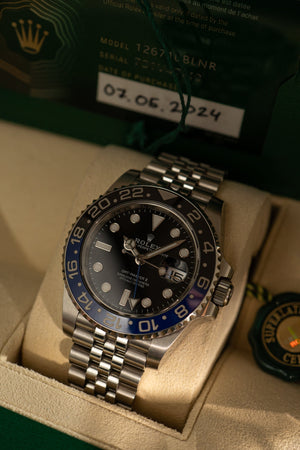 Rolex GMT-Master II 126710BLNR - Batgirl - Full Set (2024)