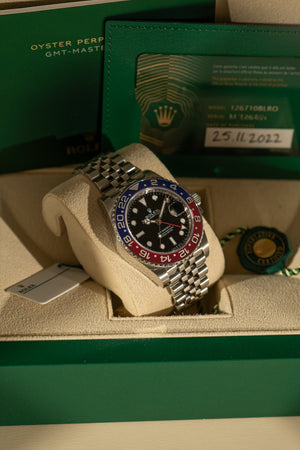 Rolex GMT-Master II 126710BLRO – “Pepsi” – Full Set (2022)