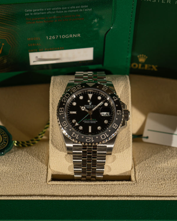 Rolex GMT-Master II 126710GRNR "Bruce Wayne" – Full Set (2025)