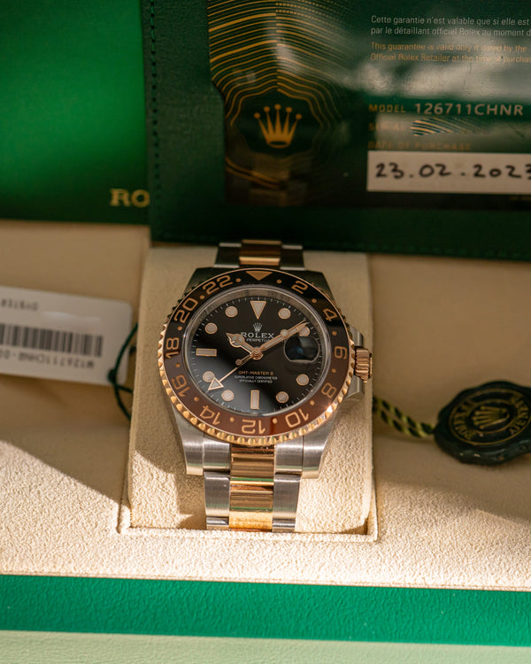 Rolex GMT-Master II 126711CHNR - Root Beer - Full Set (2023)