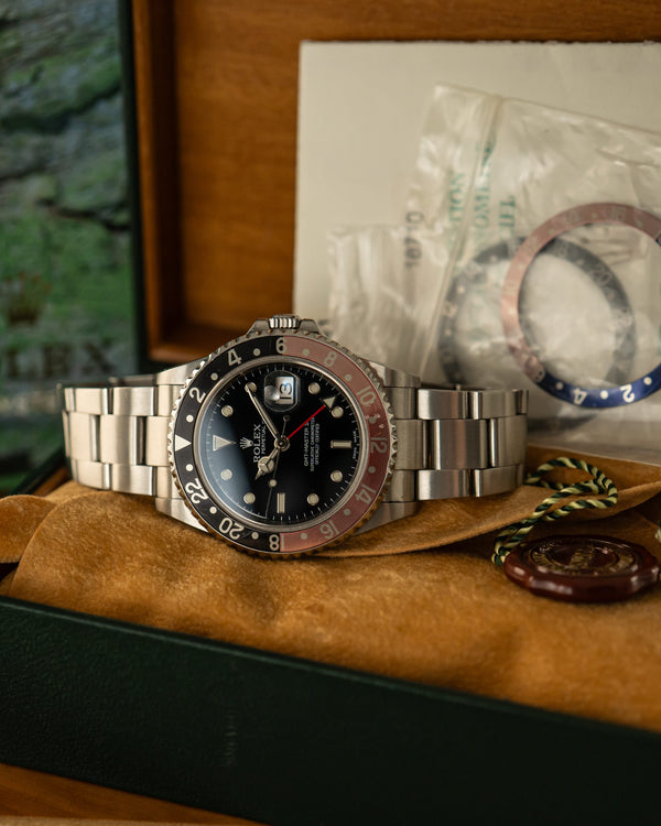Rolex Watch GMT-Master II 16710 - 3 Inserts (Pepsi, Coke, Black) - Full Set - 2003