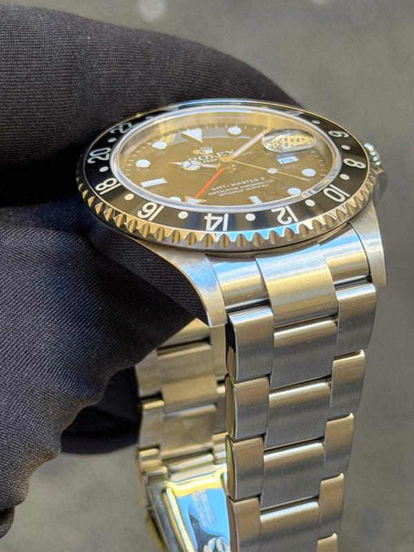 Rolex Watch GMT-Master II 16710 - Black Bezel - Box & Papers (2006) -