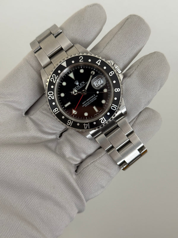 Rolex Watch GMT-Master II 16710 - Black Bezel - Full Set - 2001