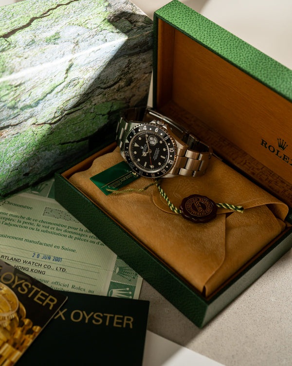 Rolex Watch GMT-Master II 16710 - Black Bezel - Full Set - 2001